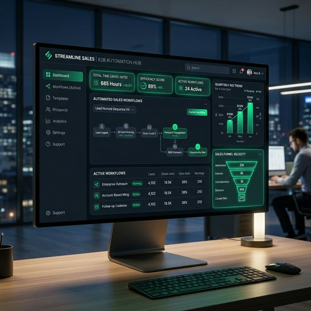 Automated Sales Workflow Dashboard