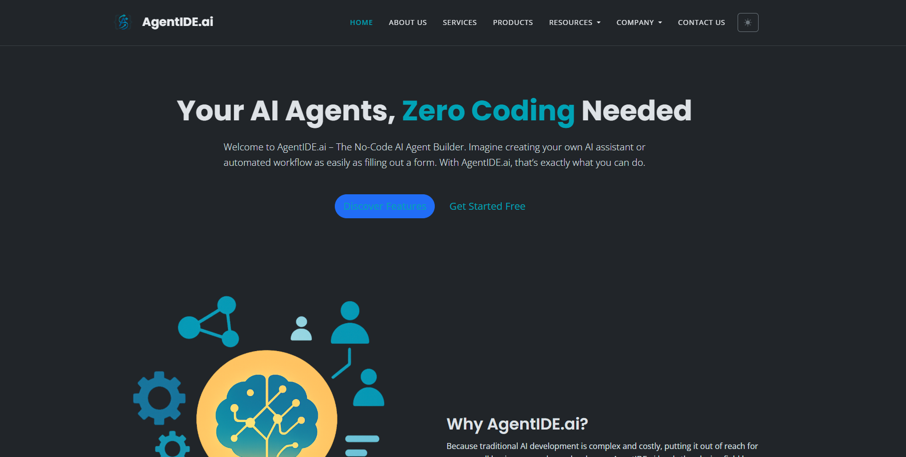 Data points on top of landscape