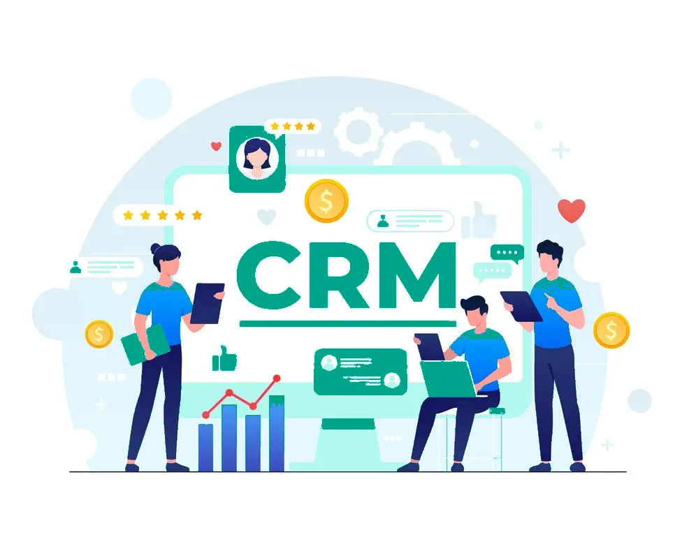 Data points on top of landscape